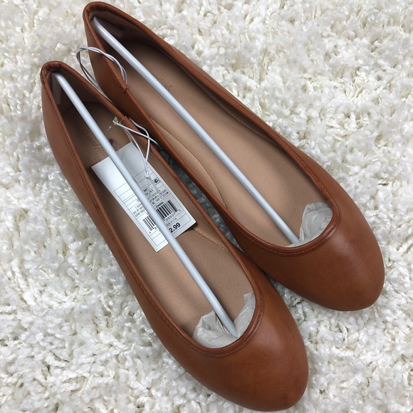Universal Thread Shoes - Universal Thread Ballet Flats Cognac 11
